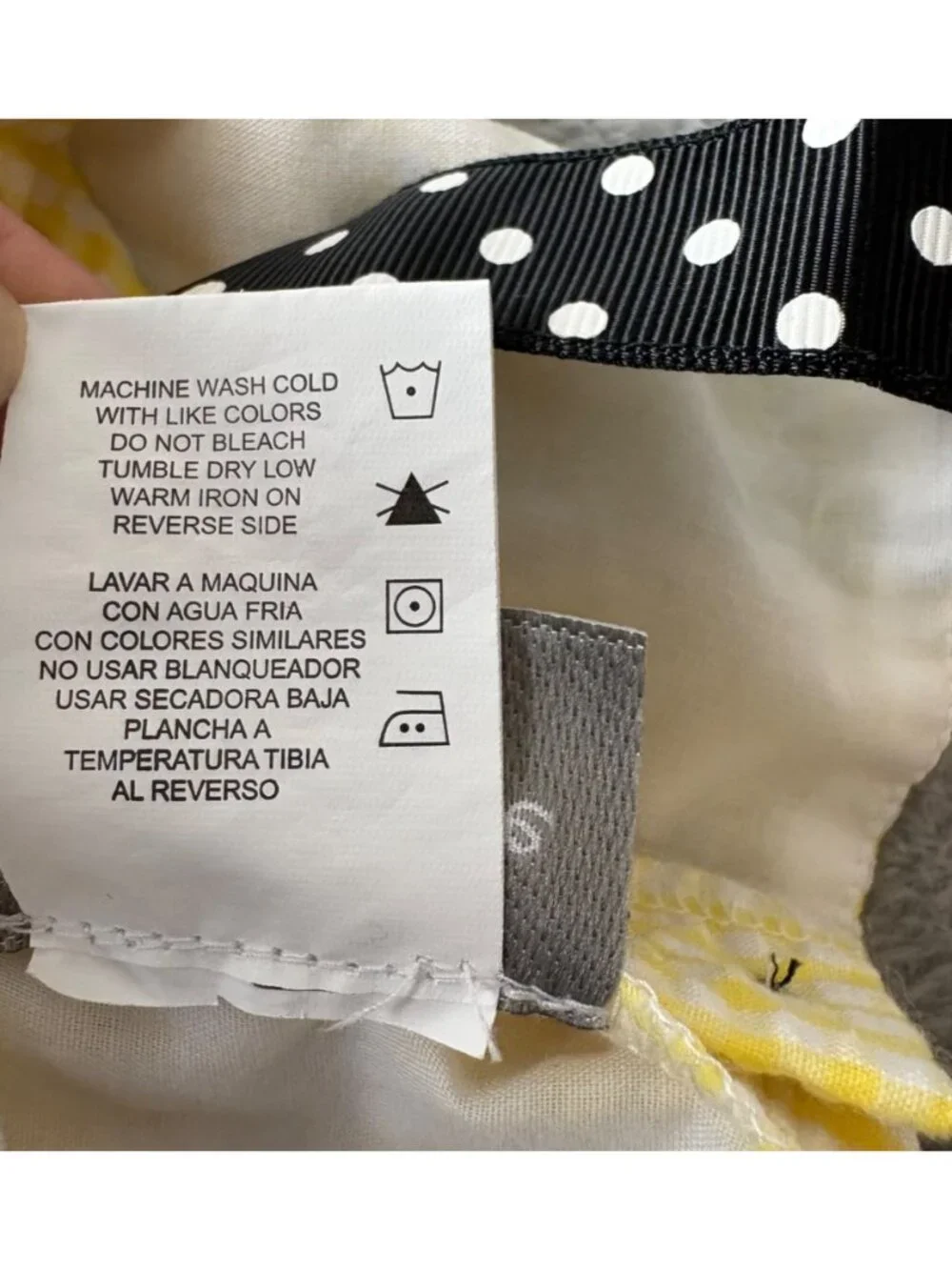 Emily Rose Dress 3T Bumble Bee Embroidered Yellow White Stripes Polka Dots